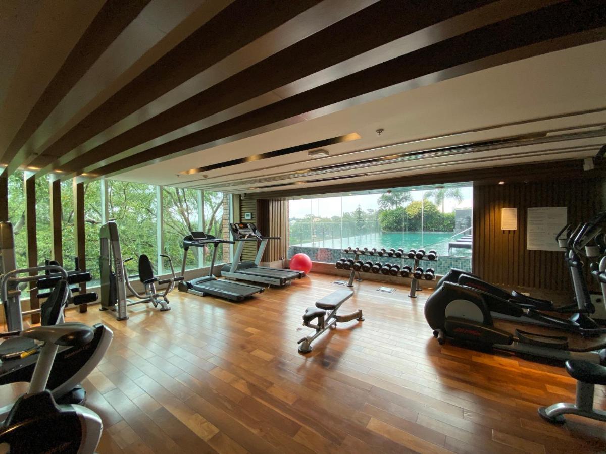 فندق ويلكوم هوتل بنجالور بنغالور المظهر الخارجي الصورة The gym at the hotel